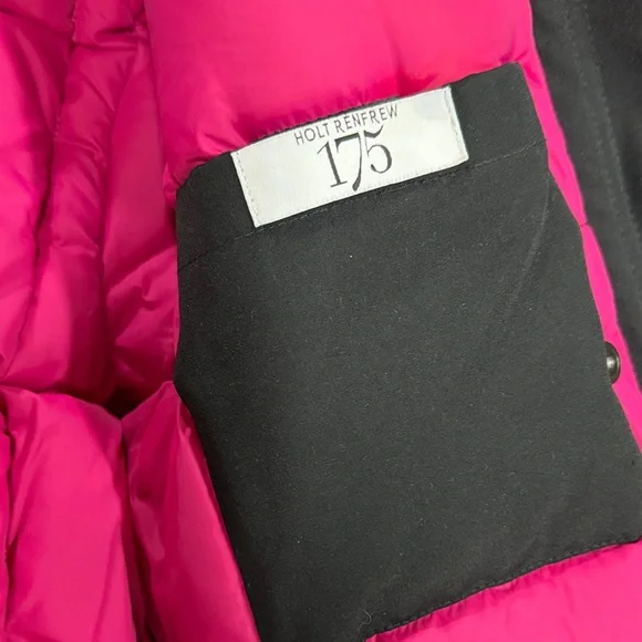 Canada Goose Holt Renfrew 175Women's Black and Pink Parka Coat, Extra Small - Picture 7 of 14